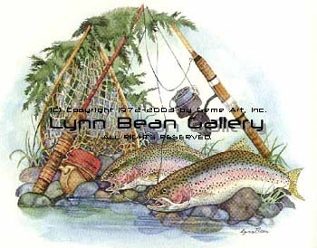 Spinning Rods with Rainbow.