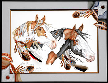 COPPER PAINT HORSE 2 11x14.