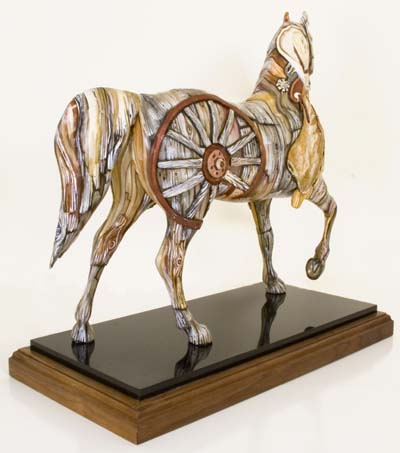 [&nbsp;SOLD&nbsp;]&nbsp;&nbsp; BUNK HOUSE BRONCO&trade; ORIGINAL &mdash;&nbsp;'AMERICA THE BEAUTIFUL' TRAIL OF PAINTED PONIES COMPETITION PRESIDENT'S CHOICE.