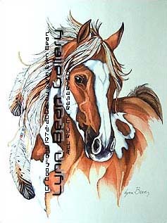 Brown And White Paint.